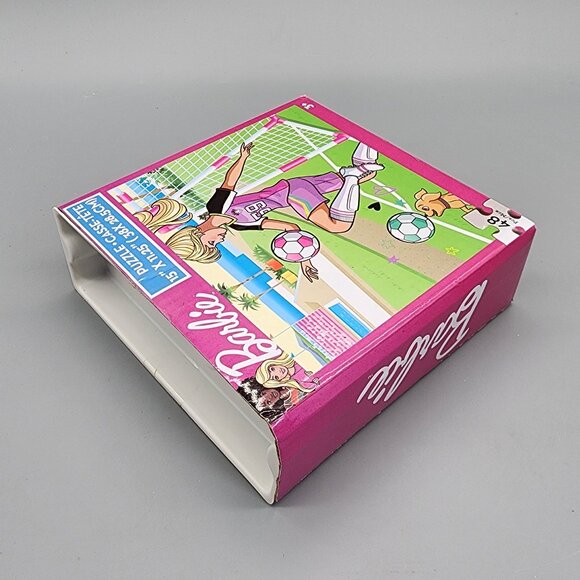 Barbie Soccer Puzzle 48 Pcs Dana Wares 2020 Complete Girl Dog Sports Theme - Picture 3 of 9